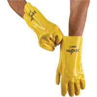 Gants &agrave; fini rugueux et r&eacute;sistants aux produits chimiques, Taille 9, 12" lo, PVC, Doublure en Interlock, 47-mil Cantin et fils