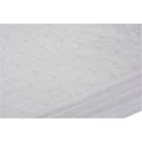 Feuilles absorbantes li&eacute;es, Huile seulement, 15" x 19", 10 gal. d'absorption Cantin et fils