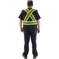Veste d'arpenteur conforme aux normes de la CSA, Noir, Moyen, Polyester Cantin et fils