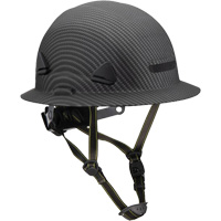 Casque Fibre Metal de style escalade avec bordure compl&egrave;te, R&eacute;pond aux normes CSA type 2, Suspension Rochet, Non ventil&eacute; Cantin et fils