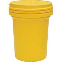 Lab Pack Plastic Barrel Drum with Screw-On Lid, 30 US gal., Mobile/Stationary Cantin et fils