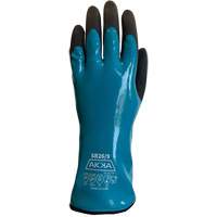 Gants alimentaires de protection contre les produits chimiques, le froid et la coupe, Taille 7, 12" lo, PVC, Doublure en Nylon Cantin et fils