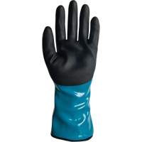 Gants alimentaires de protection contre les produits chimiques, le froid et la coupe, Taille 7, 12" lo, PVC, Doublure en Nylon Cantin et fils
