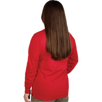 T-shirt &agrave; manches longues avec logo GRIDIRON, Femmes, T-petit, Rouge Cantin et fils