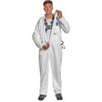 Harness-Compatible Disposable Coverall, Small, White, Tyvek&reg; 500 Cantin et fils