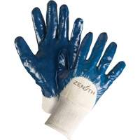 Gants &agrave; doublure interlock de poids moyen, 10/T-Grand, R&ecirc;vetement Nitrile, Enveloppe en Coton Cantin et fils
