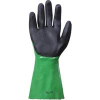 SolvStop Chemical-Resistant Gloves, Size 7, 12" L, PVC Cantin et fils