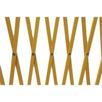 Barri&egrave;re extensible, 84" h x 20' lo, Jaune Cantin et fils