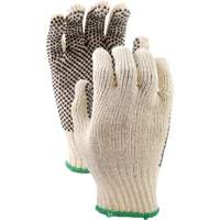 417 PVC Dotted String Knit Gloves, Poly/Cotton, Single Sided, Small Cantin et fils