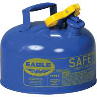 Bidon de s&eacute;curit&eacute; pour le k&eacute;ros&egrave;ne, Type I, Acier galvanis&eacute;, 2 gal. US, Bleu, Homologu&eacute; FM/List&eacute; UL/ULC Cantin et fils