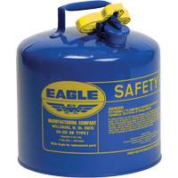 Safety Can for Kerosene, Type I, Galvanized Steel, 5 US gal., Blue, FM Approved/UL/ULC Listed Cantin et fils