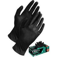 Gants jetables Deny, Petit, Nitrile, 6 mils, Sans poudre, Noir Cantin et fils