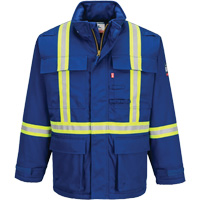 Parka dhiver isol&eacute;e 88/12 Bizflame, Bleu, Petit Cantin et fils