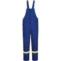 Bizflame&reg; 88/12 Insulated Bib Pants, Cotton/Nylon, Small, Blue Cantin et fils