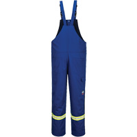 Bizflame&reg; 88/12 Insulated Bib Pants, Cotton/Nylon, Small, Blue Cantin et fils
