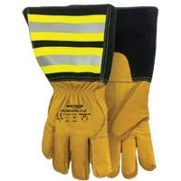 Gants r&eacute;sistants &agrave; l'eau Powerline, Cuir, Moyen Cantin et fils
