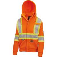 Heavyweight Safety Hoodie, Women's, X-Small, High Visibility Orange Cantin et fils