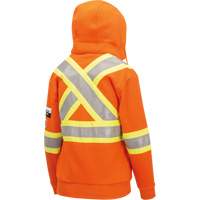 Heavyweight Safety Hoodie, Women's, X-Small, High Visibility Orange Cantin et fils