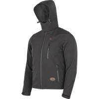 Heated Soft-Shell Jacket, Men's, Small, Black Cantin et fils