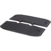 Embouts d'extr&eacute;mit&eacute;s pour bosse de d&eacute;c&eacute;l&eacute;ration, Caoutchouc, 3' lo x 20" la x 2" h Cantin et fils