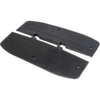 Embouts d'extr&eacute;mit&eacute;s pour bosse de d&eacute;c&eacute;l&eacute;ration, Caoutchouc, 2' lo x 16" la x 1-1/4" h Cantin et fils