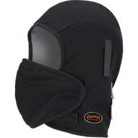 Pioneer 766A Flame-Resistant Quilted Hard Hat Liner with Detachable Mouthpiece, Black/Grey, Cotton/FR-Tech&reg;/Modacrylic/Nylon Cantin et fils