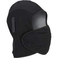 Pioneer 766A Flame-Resistant Quilted Hard Hat Liner with Detachable Mouthpiece, Black/Grey, Cotton/FR-Tech&reg;/Modacrylic/Nylon Cantin et fils
