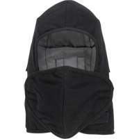 Pioneer 766A Flame-Resistant Quilted Hard Hat Liner with Detachable Mouthpiece, Black/Grey, Cotton/FR-Tech&reg;/Modacrylic/Nylon Cantin et fils
