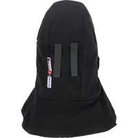Pioneer 765A Flame-Resistant Quilted Hard Hat Liner with Long Neck & Detachable Mouthpiece, Black/Grey, Cotton/FR-Tech&reg;/Modacrylic/Nylon Cantin et fils