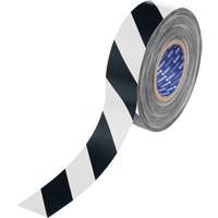 Ruban de marquage pour plancher ToughStripe Max, 2" x 100', Polyester, Noir et blanc Cantin et fils