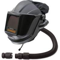 Masque respiratoire &agrave; adduction d'air et masque de soudage &agrave; visi&egrave;re relevable avec lentille ADF et valve de contr&ocirc;le MAXSHIELD, Universel, Pi&egrave;ce faciale Cantin et fils