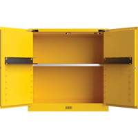 Utili-Guard+ Flammable Safety Cabinet, 30 gal., 1 Door, 43" W x 44" H x 22" D Cantin et fils