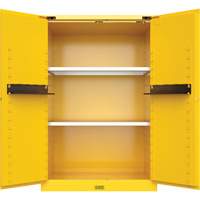 Utili-Guard+ Flammable Safety Cabinet, 45 gal., 2 Door, 43" W x 65" H x 22" D Cantin et fils
