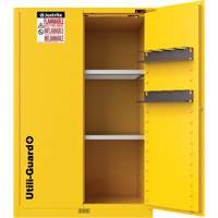 Utili-Guard+ Flammable Safety Cabinet, 45 gal., 2 Door, 43" W x 65" H x 22" D Cantin et fils