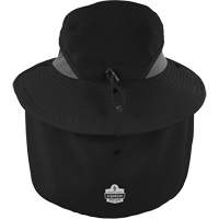 Chapeau de garde forestier 8934 Chill-Its avec prot&egrave;ge-nuque, petit/moyen, Noir Cantin et fils