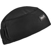Calotte haute performance avec bandeau en &eacute;pong&eacute; Chill-Its 6630, Noir Cantin et fils
