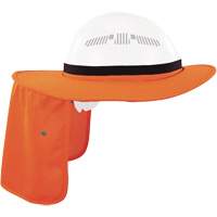 Visi&egrave;re universelle avec protection de la nuque pour casque de s&eacute;curit&eacute; Chill-Its 6661, Orange haute visibilit&eacute; Cantin et fils