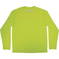 Chemise de refroidissement &agrave; manches longues avec protection solaire et UV Chill-Its 6689, Jaune lime haute visibilit&eacute;, Petit Cantin et fils