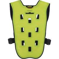Veste de refroidissement &eacute;vaporatif Chill-Its 6685 avec fermeture &agrave; glissi&egrave;re, T-petit, Jaune lime haute visibilit&eacute; Cantin et fils