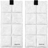 Veste de refroidissement &agrave; changement de phase l&eacute;g&egrave;re avec sachets de recharge Chill-Its 6260, Grand/T-Grand, Orange Cantin et fils