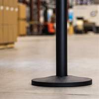 Industrial Stanchion Kit with Plastic Chain, 37" High, Red Cantin et fils