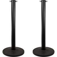 Industrial Stanchion, 37" High, Black Cantin et fils