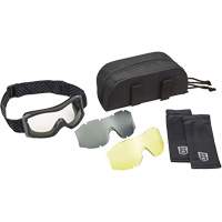 X1000 Ballistic Protection Goggles Kit, Amber/Clear Lens, Anti-Fog/Anti-Scratch, Direct Vent Cantin et fils