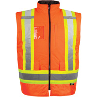 High-Visibility 7-in-1 Jacket, Polyester, High Visibility Orange, X-Small Cantin et fils