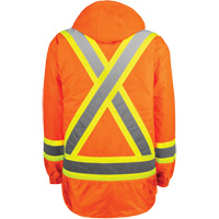 High-Visibility 7-in-1 Jacket, Polyester, High Visibility Orange, X-Small Cantin et fils