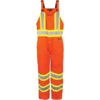 Salopette non doubl&eacute;e haute visibilit&eacute;, T-petit, Orange haute visibilit&eacute; Cantin et fils