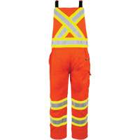 Salopette non doubl&eacute;e haute visibilit&eacute;, T-petit, Orange haute visibilit&eacute; Cantin et fils