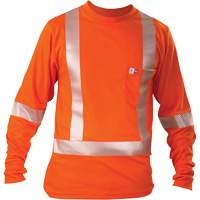 Long-Sleeved T-Shirt, Small, Orange Cantin et fils