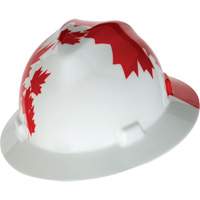Casque de protection V-Gard &agrave; fentes s&eacute;rie Canadian Freedom, Suspension Rochet, Non ventil&eacute; Cantin et fils