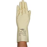 Gants naturels et l&eacute;gers AlphaTec 87-137, Taille 7, 11,8" lo, Latex de caoutchouc, 16 mils Cantin et fils